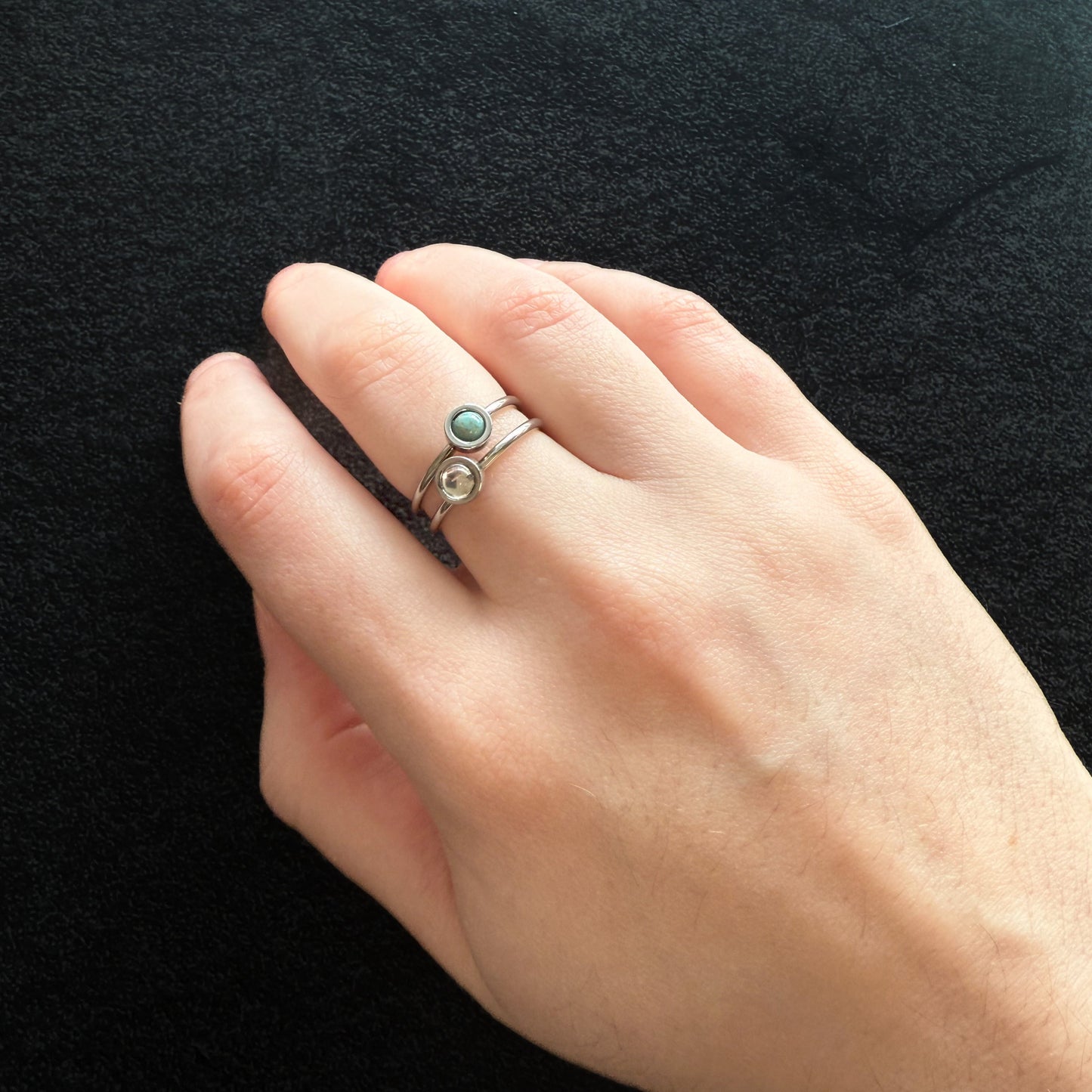 Birthstone Stackable Rings