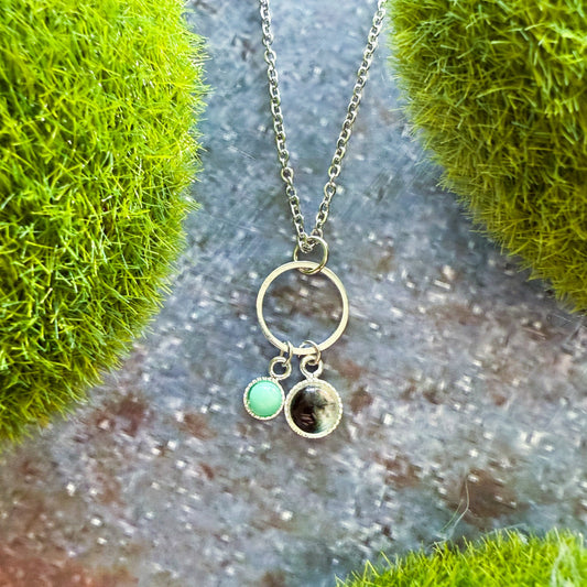 My Moon Birthstone Necklace