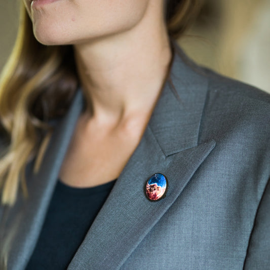 Interchangeable JWST First Images Lapel Pin Boutonniere / Pin Yugen Handmade