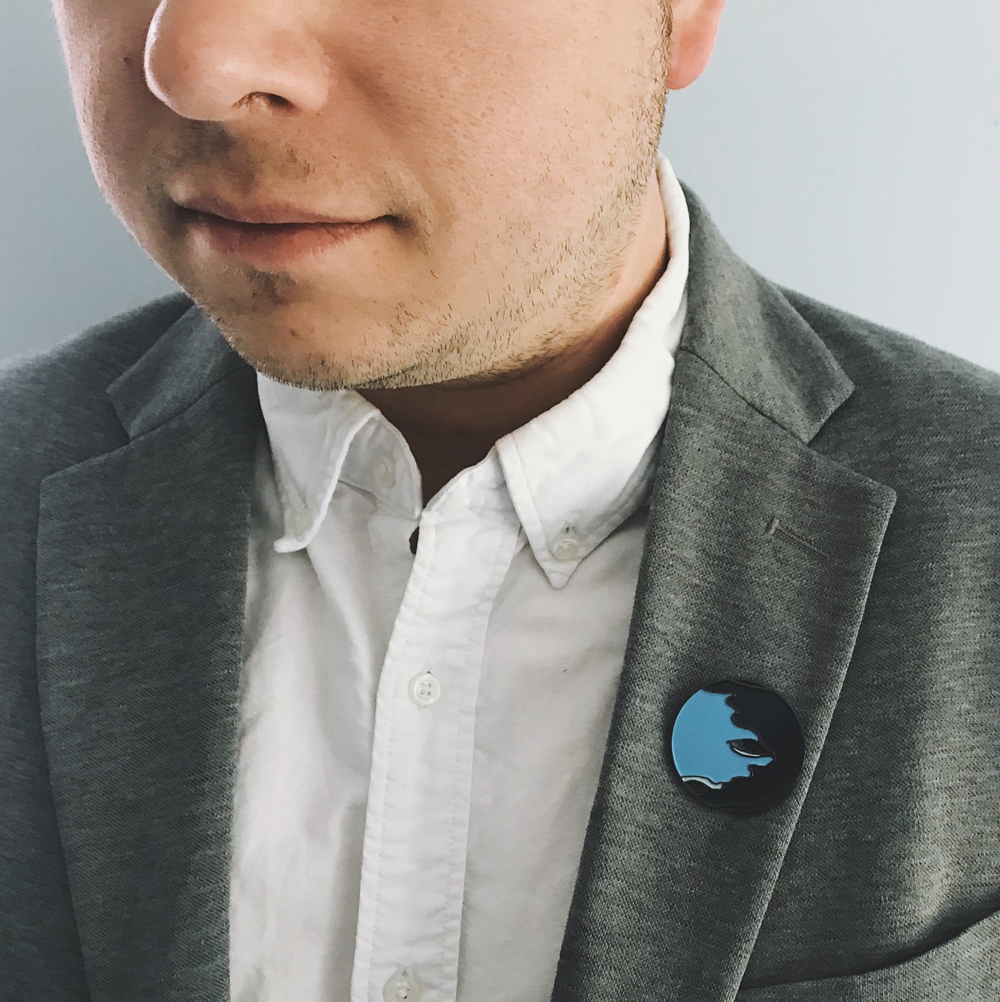 Neptune Enamel Pin Enamel Pin Yugen Handmade
