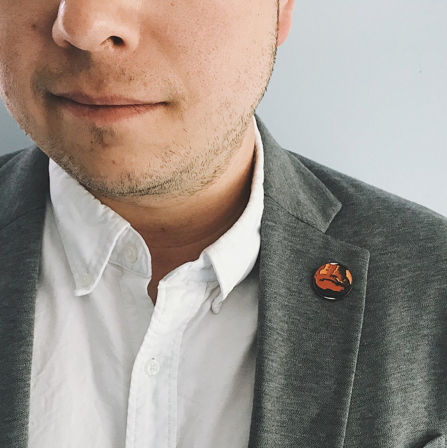 Mars Enamel Pin Enamel Pin Yugen Handmade