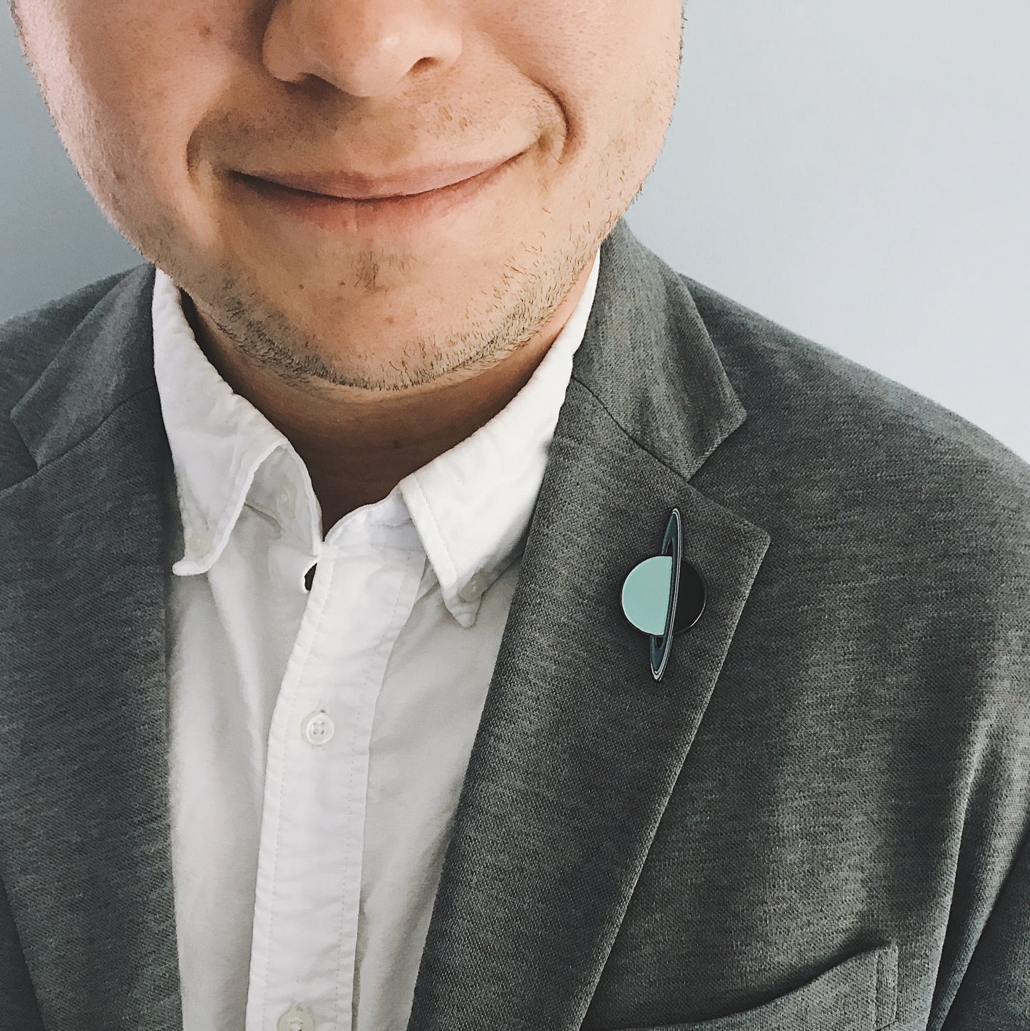 Uranus Enamel Pin Enamel Pin Yugen Handmade