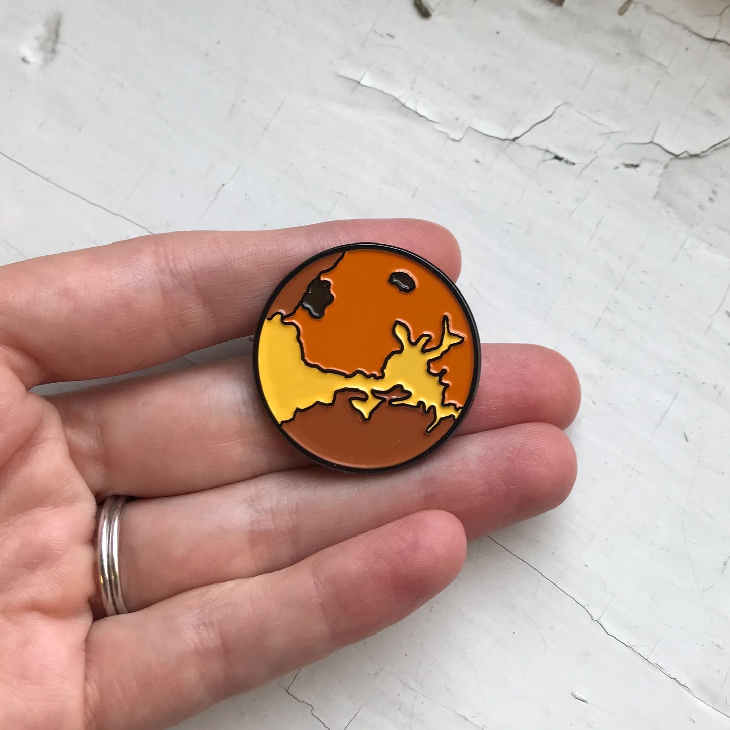 Venus Enamel Pin Enamel Pin Yugen Handmade   