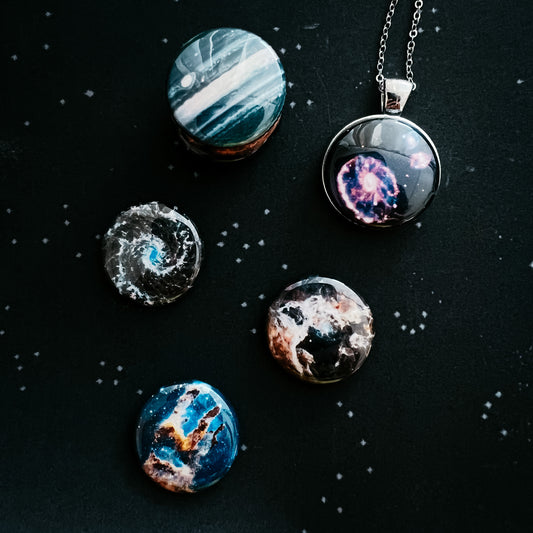 Interchangeable JWST First Images Necklace Necklace Yugen Handmade