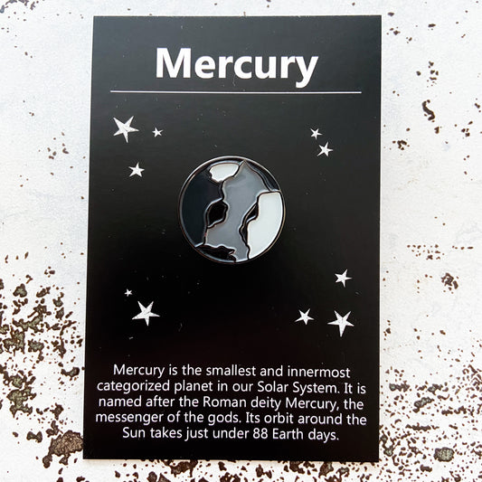 Mercury Enamel Pin Enamel Pin Yugen Handmade