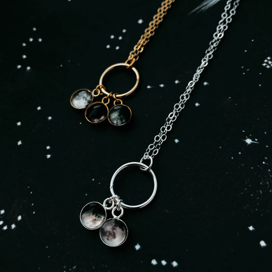 My Moon Small Circle of Life Family Necklace Necklace Yugen Handmade