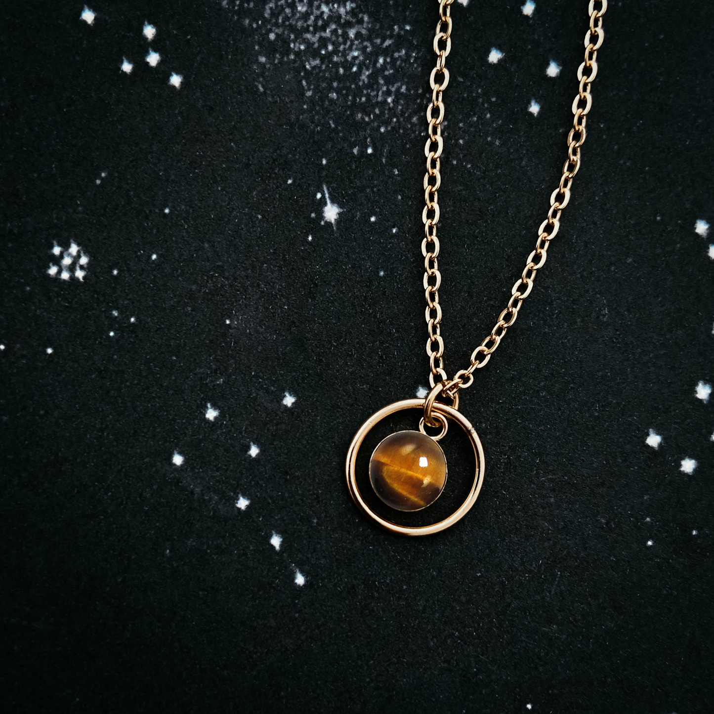 Rings of Saturn Mini Necklace Necklace Yugen Handmade