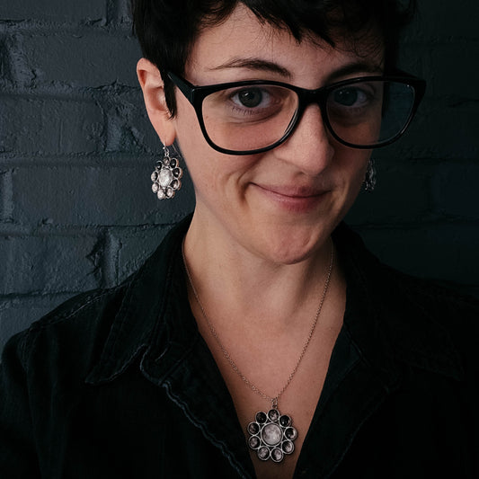 Moon Phase Halo Jewelry Set Jewelry Set Yugen Handmade