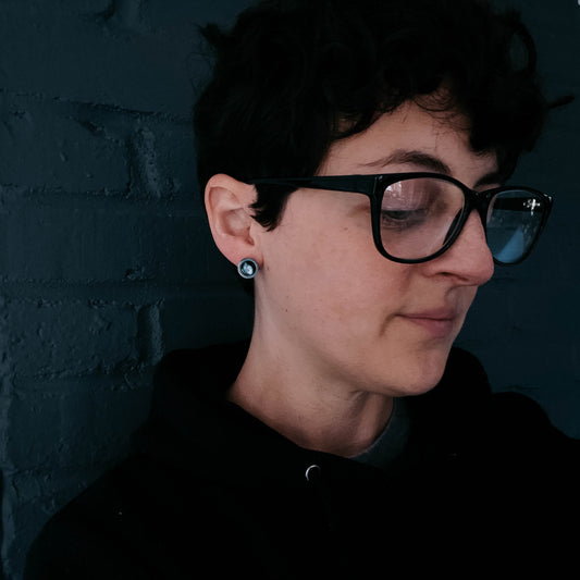 My Moon Chunky Earrings Earrings Yugen Handmade