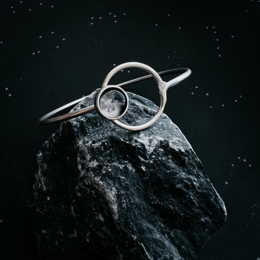 Personalized My Moon Bracelet with Circle Clasp Bracelet Yugen Handmade