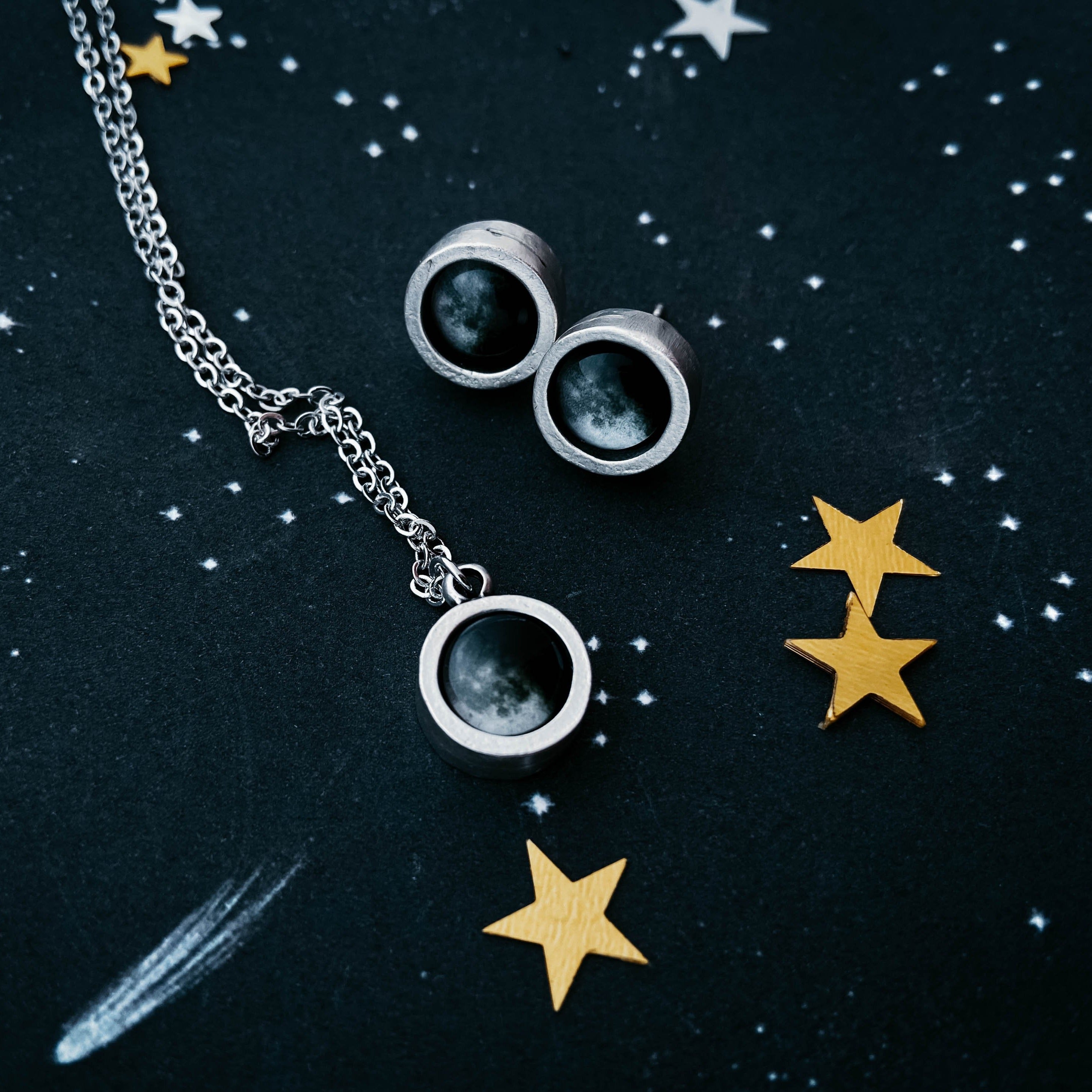 My Moon Petite and Chunky Jewelry Set Jewelry Set Yugen Handmade