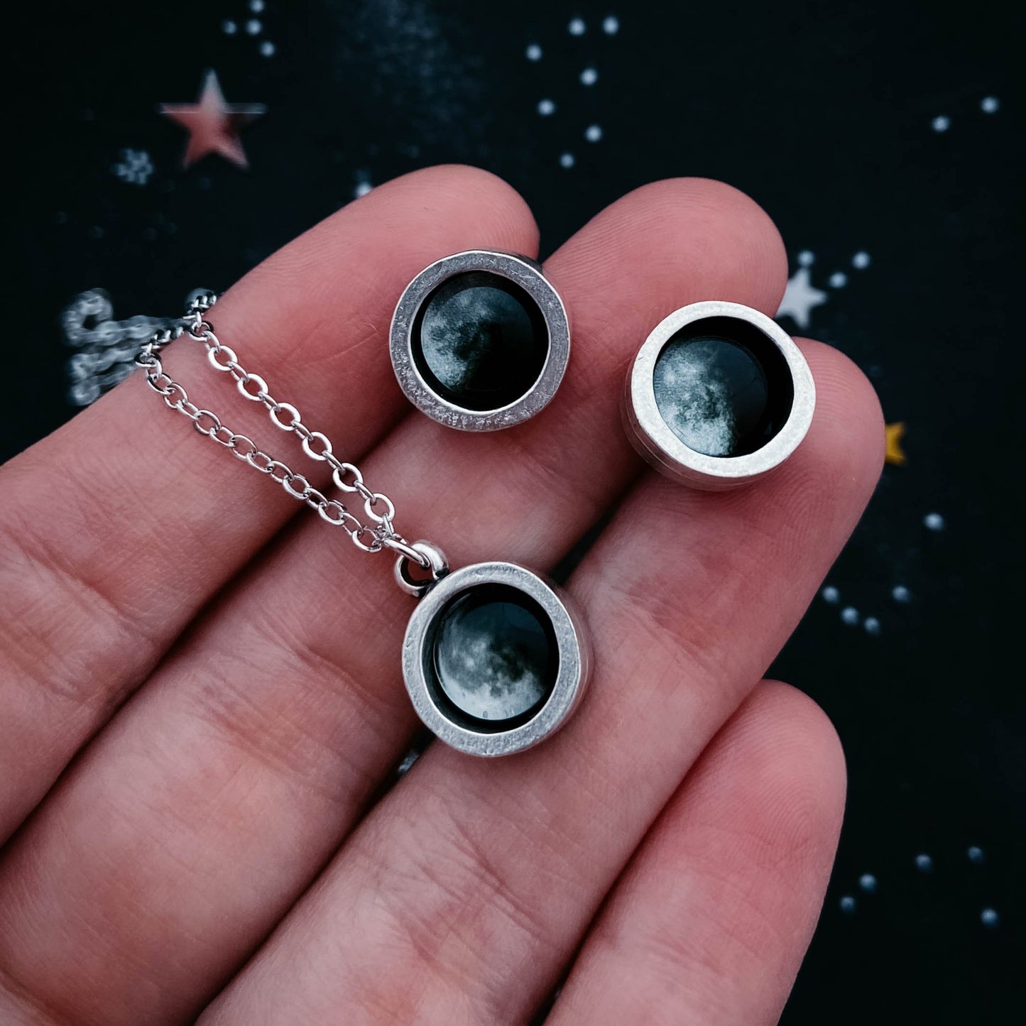 My Moon Petite and Chunky Jewelry Set Jewelry Set Yugen Handmade