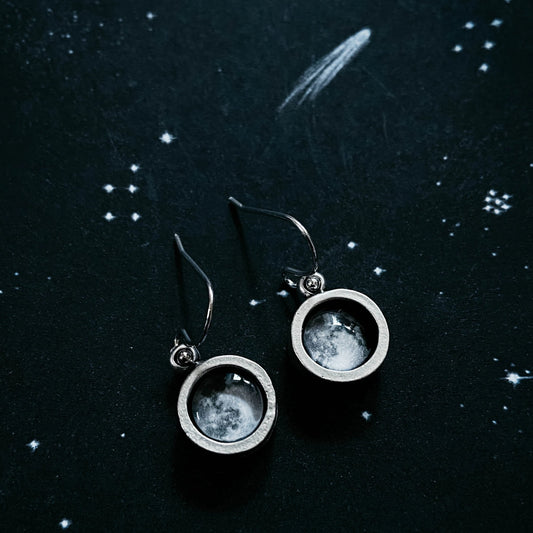 My Moon Petite and Chunky Jewelry Set Jewelry Set Yugen Handmade Dangle Earrings