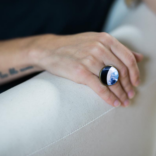 Interchangeable Planetary Society LightSail Ring Ring Yugen Handmade