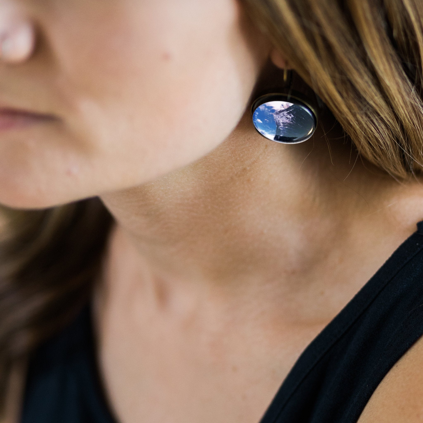 Interchangeable LightSail Planetary Society Earrings Earrings Yugen Handmade