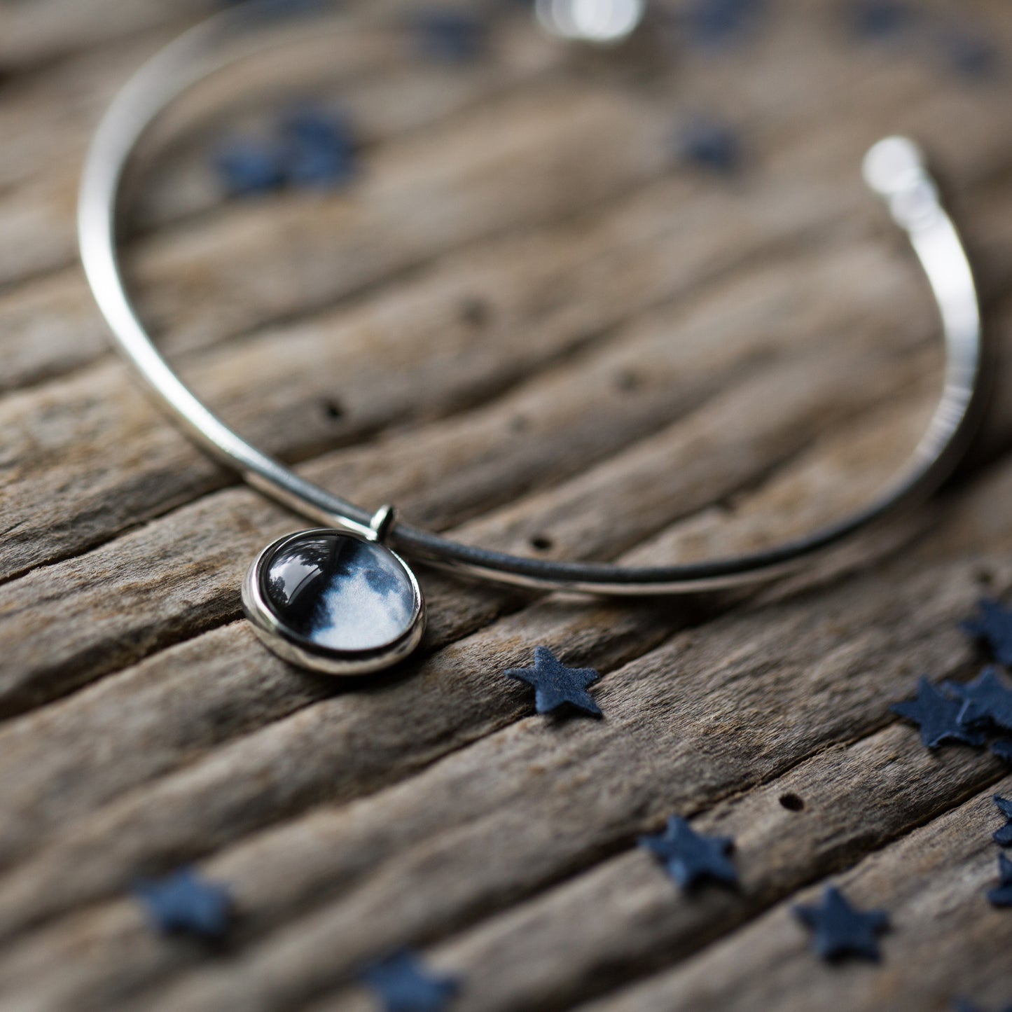 Custom My Moon Charm - Bracelet Sold Separately, Charm Only Bracelet Yugen Handmade