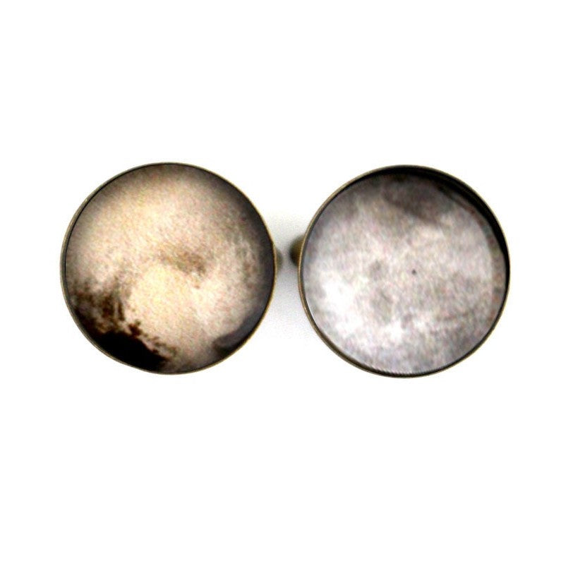 Pluto and Charon Cufflinks Cufflinks Yugen Handmade   