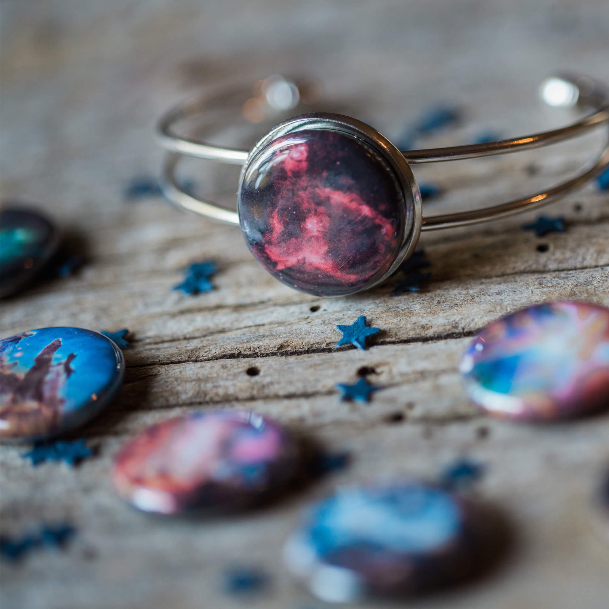 Interchangeable Nebula Cuff Bracelet Bracelet Yugen Handmade