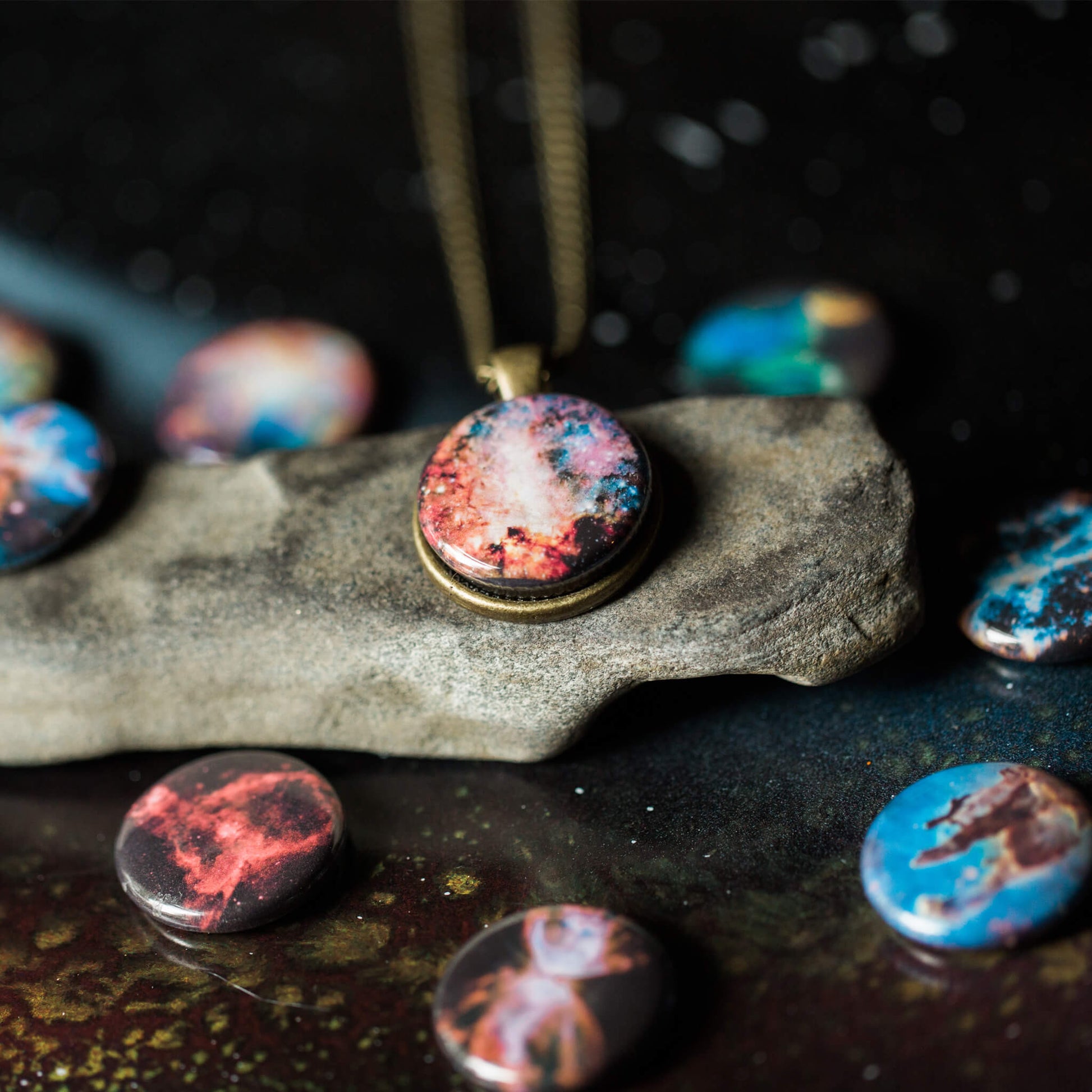 Interchangeable Nebula Necklace Necklace Yugen Handmade