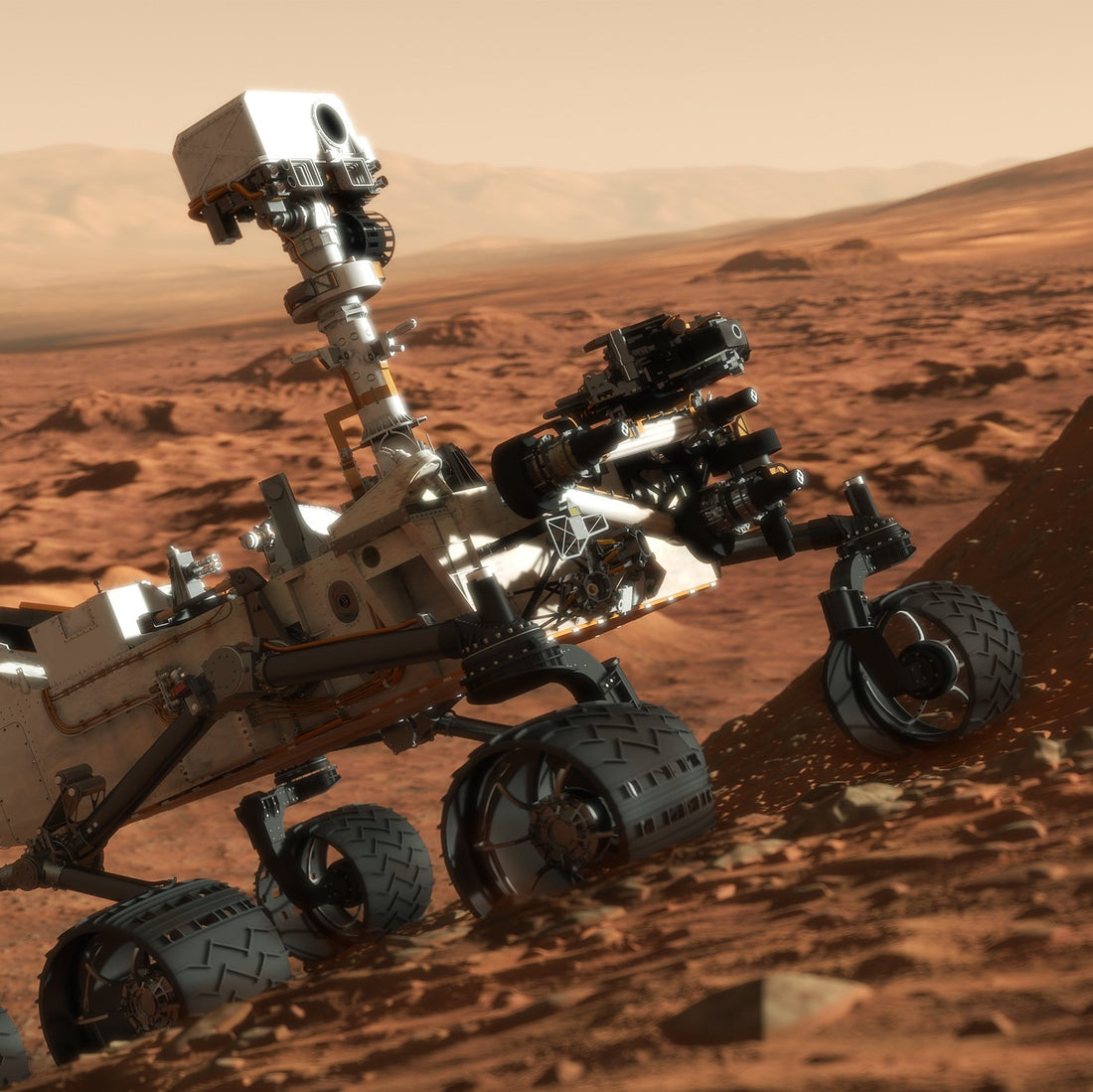 Mars: Curiosity Rover Anniversary