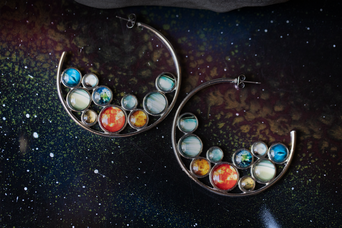 Solar System Planet Earrings That Tell Your Story