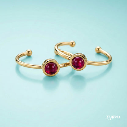 Birthstone Stackable Rings