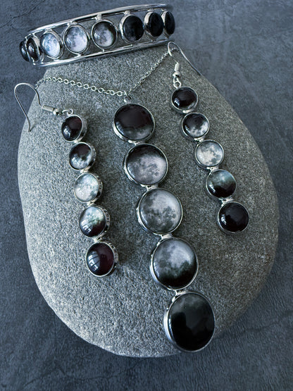Moon Phase Jewelry Set