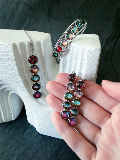 Nebula Rainbow Jewelry Set