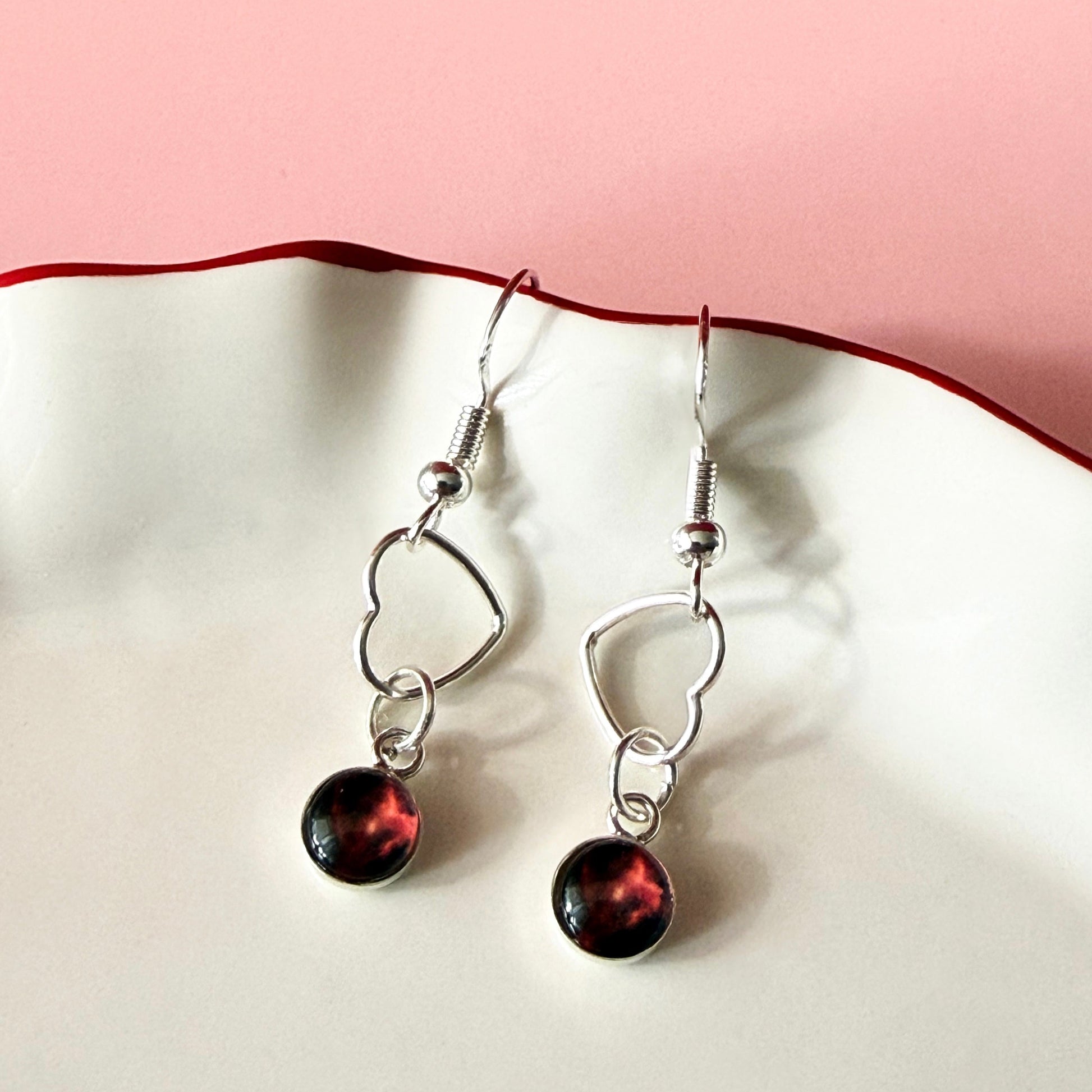 Heart of the Cosmos Sterling Silver Earrings