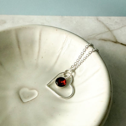 Heart of the Cosmos Sterling Silver Necklace