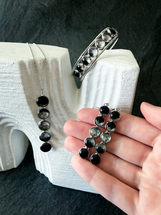 Moon Phase Jewelry Set