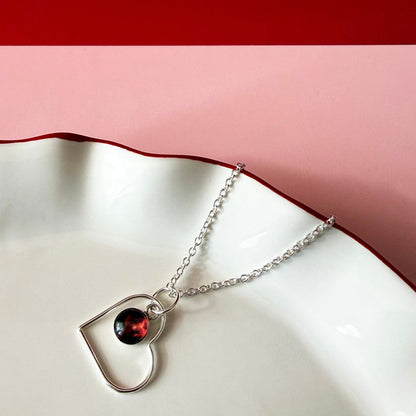 Heart of the Cosmos Sterling Silver Necklace