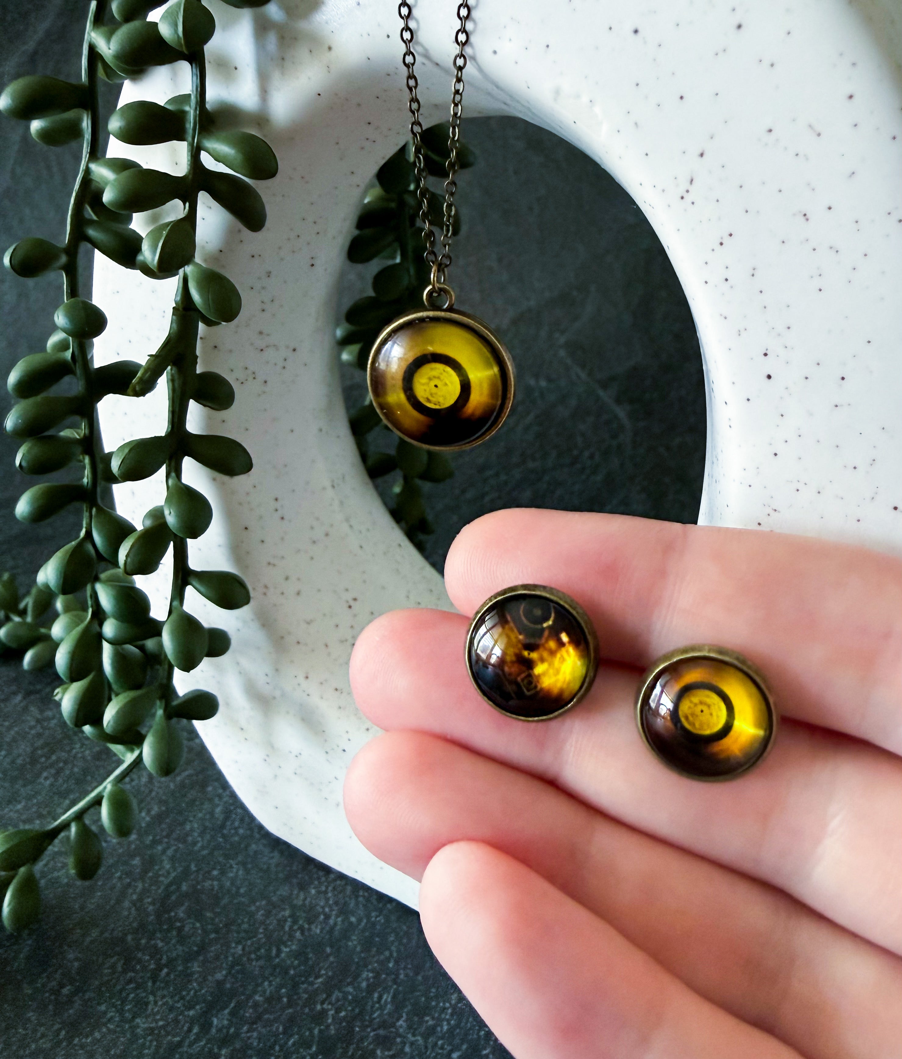 Voyager Golden Record Jewelry Set