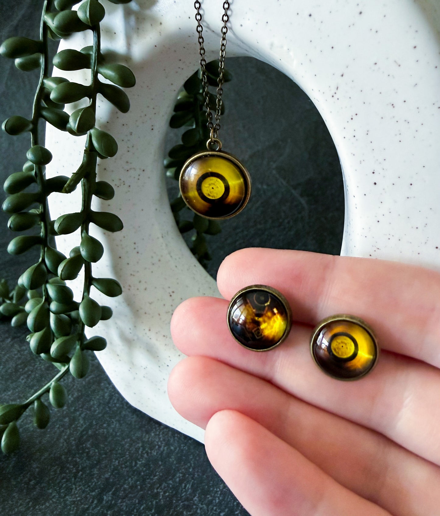 Voyager Golden Record Jewelry Set