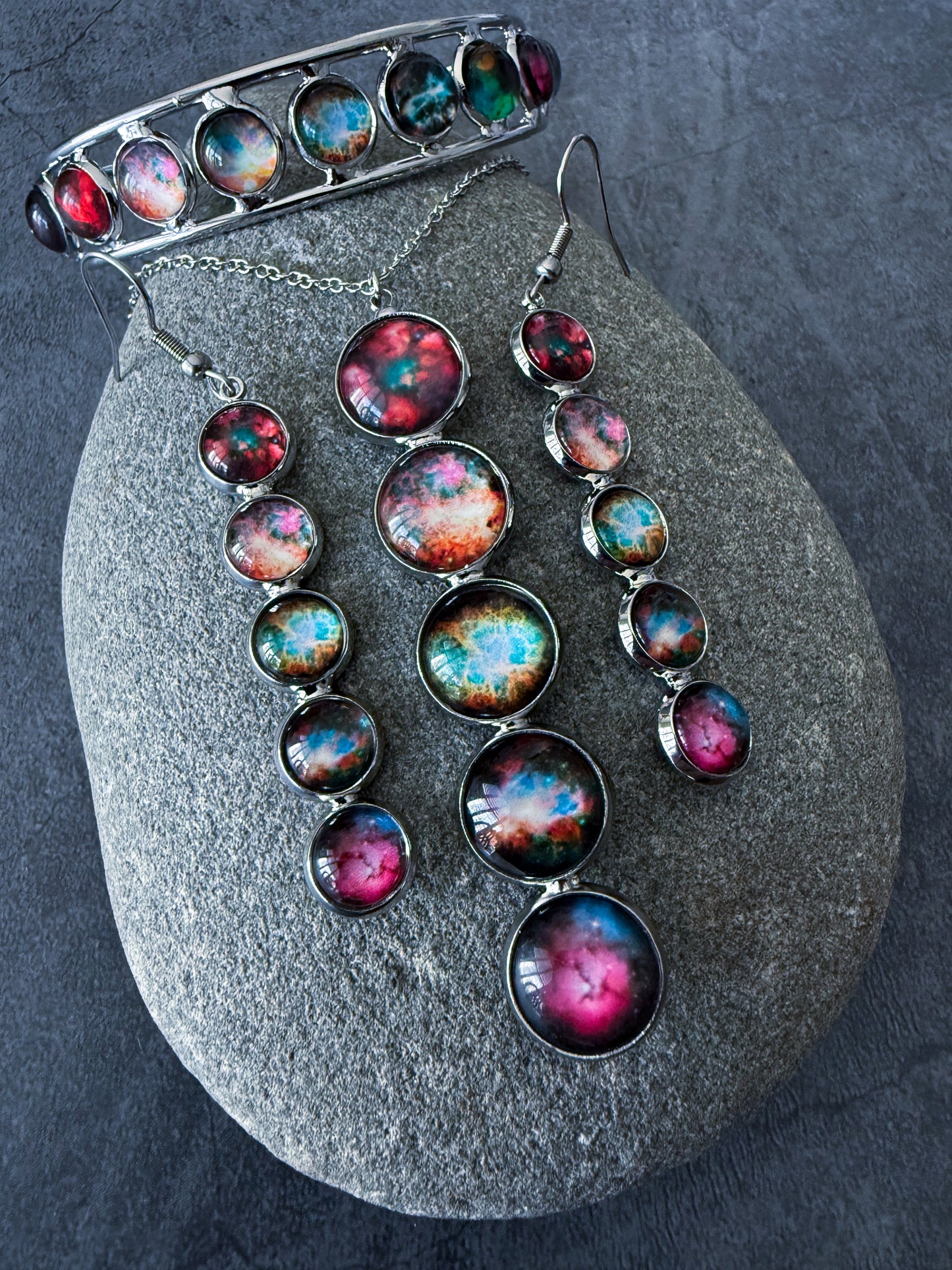 Nebula Rainbow Jewelry Set