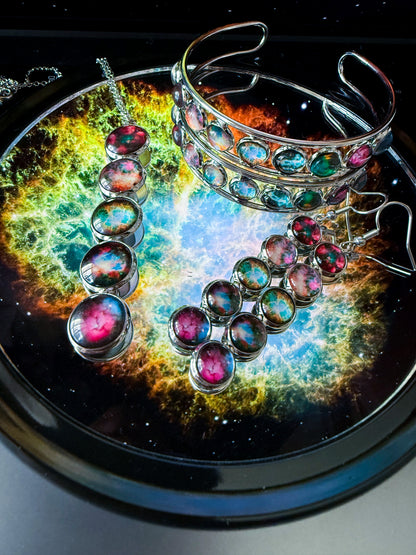 Nebula Rainbow Jewelry Set