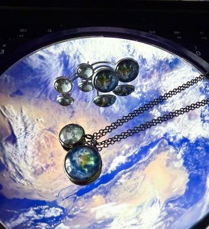 Earth and Moon Jewelry Set
