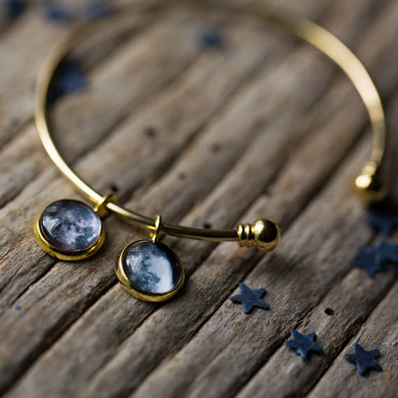 Custom My Moon Charm - Bracelet Sold Separately, Charm Only