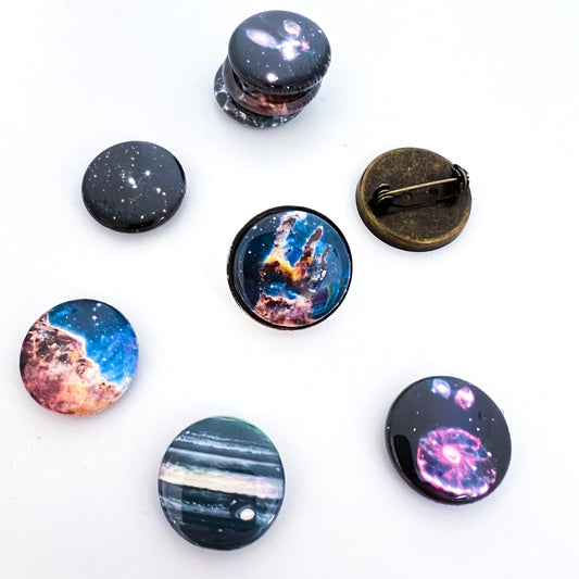 Yugen Handmade Solar System Planet Enamel Pin Set of 9