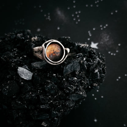 Mars and Moons Ring Ring Yugen Handmade   