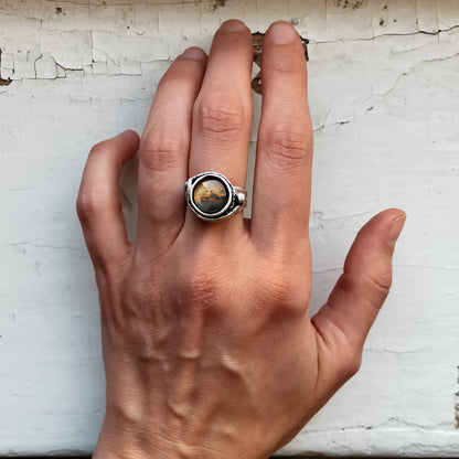 Mars and Moons Ring Ring Yugen Handmade   