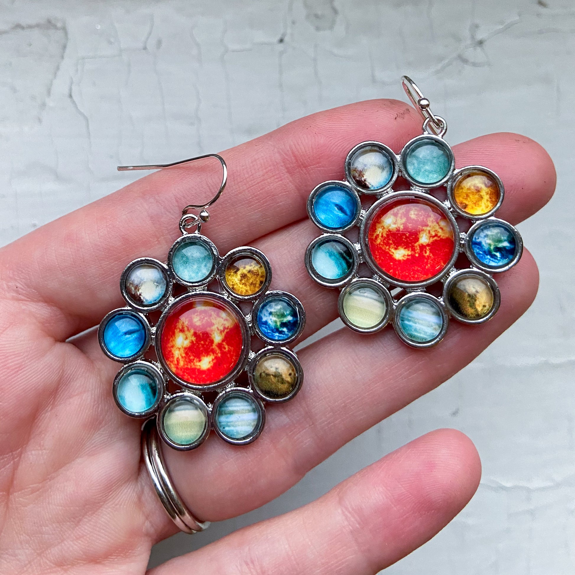 Solar System Halo Jewelry Set Jewelry Set Yugen Handmade   