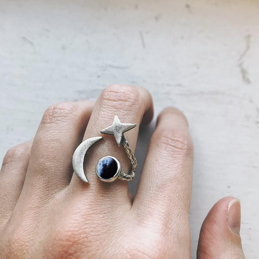 My Moon Orbital Custom Ring Ring Yugen Handmade   