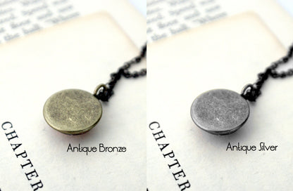 Pluto and Charon Layered Space Necklace Necklace Yugen Handmade   