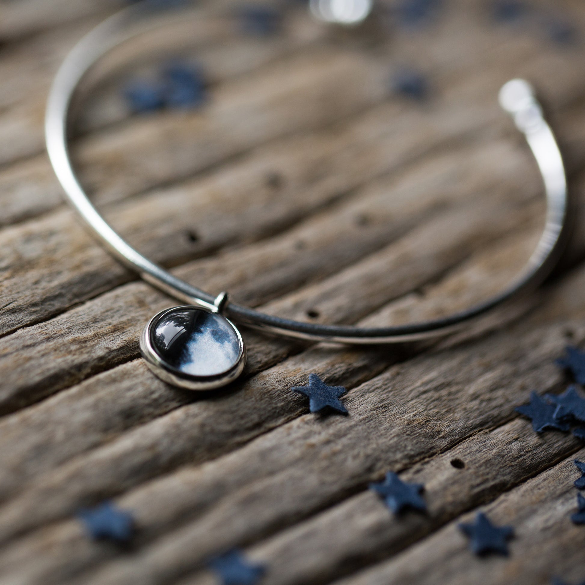 Moon Bracelet Celestial Wish Bracelet Moon Bracelet Stay Wild Moon