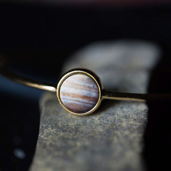 Solar System Stacked Bangle Set Bracelet Yugen Handmade Gold  