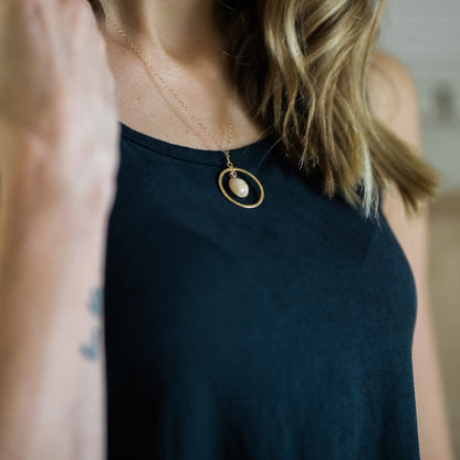 Rings of Saturn Necklace - Limited Edition Necklace Yugen Handmade   