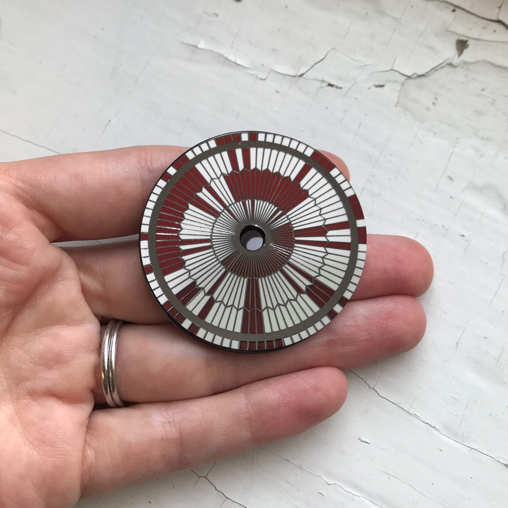 Dare Mighty Things Percy Rover Parachute Enamel Pin Enamel Pin Yugen Handmade   