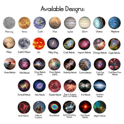 Galaxy Cufflinks - Space, Planet, Nebula, Star Accessories Cufflinks Yugen Handmade   