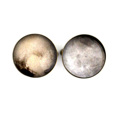 Pluto and Charon Cufflinks Cufflinks Yugen Handmade   